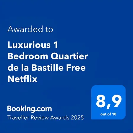 Luxurious 1 Bedroom Quartier De La Bastille Free Netflix Apartament