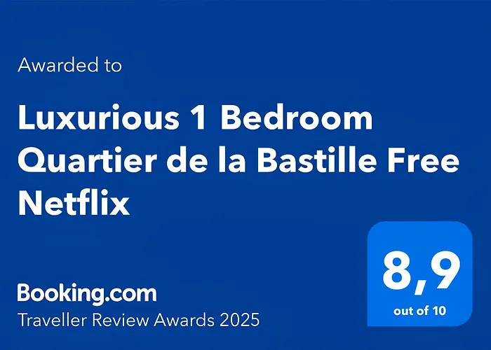Apartment Luxurious 1 Bedroom Quartier De La Bastille Free Netflix Paris
