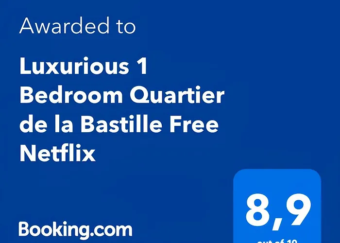 Luxurious 1 Bedroom Quartier De La Bastille Free Netflix Apartment